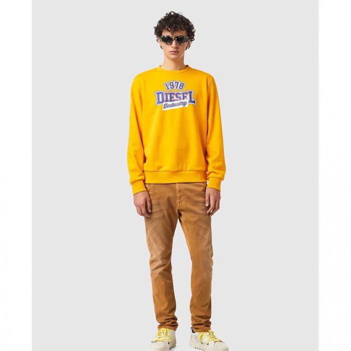 Yellow on sale diesel sweatshirt